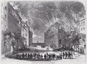 Incendios en la Rue Royale, Comuna de París de German School