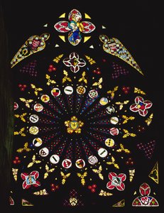 Rosetón de cinco lóbulos de German School