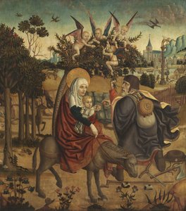 Huida a Egipto, después de Martin Schongauer