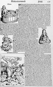Folio CV, del Liber Chronicarum por Hartmann Schedel (1440-1514) 1493 de German School