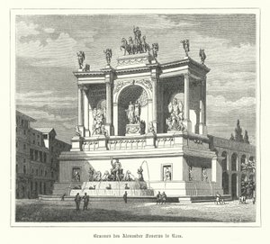 Fuente de Alejandro Severo, Roma antigua de German School
