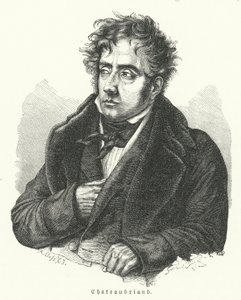 François-René de Chateaubriand, novelista, político, diplomático e historiador francés