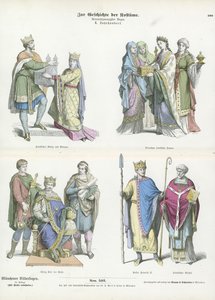 Trajes francos, siglo X