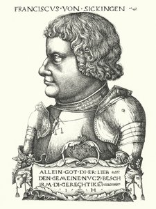 Franz von Sickingen, caballero alemán del período de la Reforma