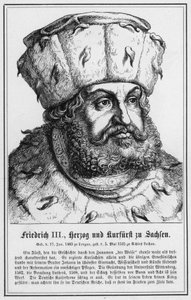 Friedrich III, Herzog und Kurfürst zu Sachsen