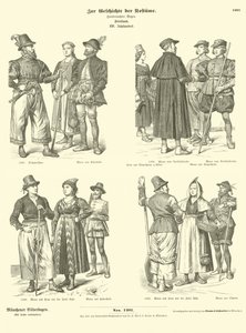 Trajes frisones, siglo XVI de German School