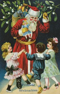 Froehliche Weihnachten, c.1900 de German School