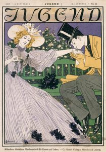 Portada de la revista Jugend, 4 de septiembre de 1897 de German School