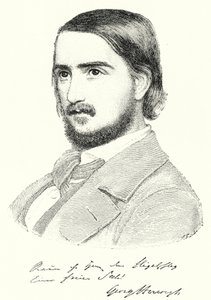 Georg Herwegh, poeta alemán (grabado) de German School