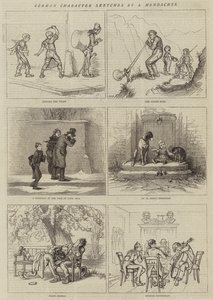 Bocetos de personajes alemanes de German School