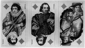 Cartas alemanas que representan a Elisabeth, Shakespeare y Marlborough