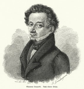 Giacomo Leopardi, filósofo, poeta y filólogo italiano de German School