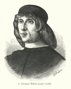 Giovanni Bellini, pintor renacentista italiano (grabado) de German School