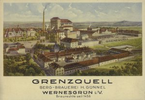 Cervecería Grenzquell, Wernesgrun, Sajonia, Alemania de German School