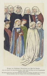Grupo de mujeres de Constanza de la época del Concilio de Constanza de German School
