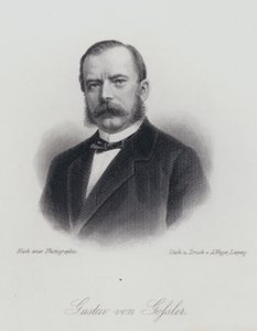 Gustav von Gossler, abogado y administrador alemán (grabado) de German School