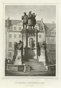 Gutenberg, Schoffer y Fust, Fráncfort de German School