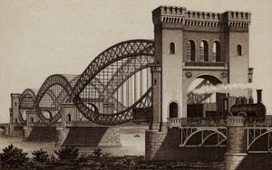 Hamburgo: Eisenbahn-Elb-Brucke, El Puente del Ferrocarril sobre el Elba de German School