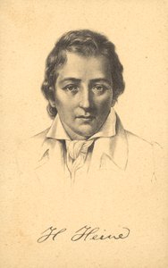 Heinrich Heine (litografía) de German School