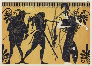 Hércules y los Cercopes de German School