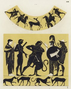 Hércules luchando contra el León de Nemea de German School