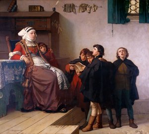 Tema histórico, 1872 de German School