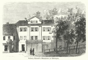 Hogar del poeta, filólogo e historiador literario alemán Ludwig Uhland, Tubinga