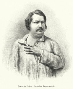 Honoré de Balzac, novelista y dramaturgo francés