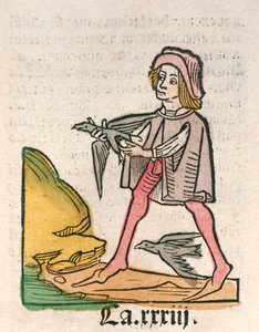 Hortus Sanitatis [El jardín de la salud] de Jacob Meydenbach publicado en 1491 (grabado en madera) de German School