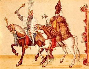 Nobles húngaros en la corte otomana a finales del siglo XVI de German School
