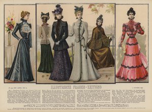 Ilustración para Illustrirte Frauen-Zeitung