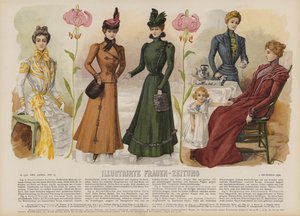 Ilustración para Illustrirte Frauen-Zeitung de German School