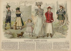 Ilustración para Illustrirte Frauen-Zeitung de German School