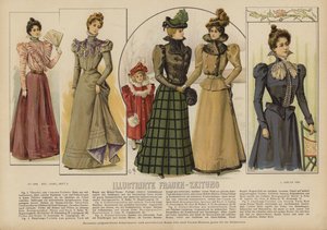 Ilustración para Illustrirte Frauen-Zeitung de German School