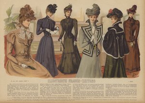 Ilustración para Illustrirte Frauen-Zeitung de German School
