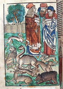 Ilustración de Hortus Sanitatis de German School