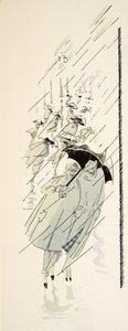 Ilustración de Styl, pub.1922 (pochoir print)