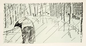 Ilustración de Styl, pub.1922 (pochoir print) de German School