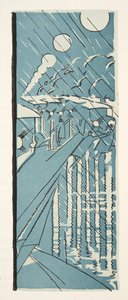 Ilustración de Styl, pub.1922 (pochoir print)