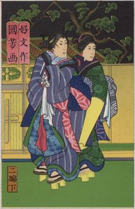 Ilustración de la portada de una novela japonesa