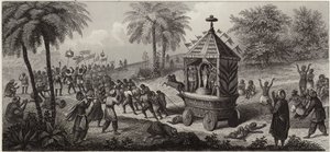 Procesión India (grabado) de German School
