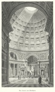 Interior del Panteón, Roma de German School