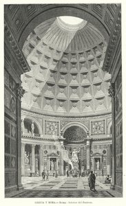 Interior del Panteón, Roma de German School