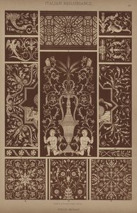 Renacimiento Italiano, Mosaico de Madera de German School