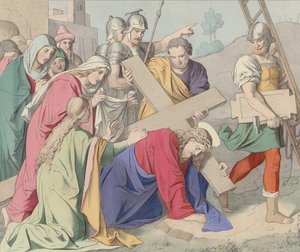 Jesús lleva su cruz