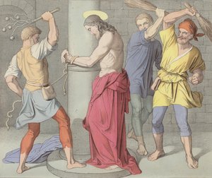 Jesús es azotado en la columna