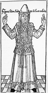 Sumo Sacerdote Judío, de Liber Chronicarum por Hartmann Schedel, publicado en Núremberg, 1493 de German School