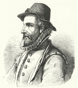 Johann Fischart, escritor y satírico alemán (grabado) de German School
