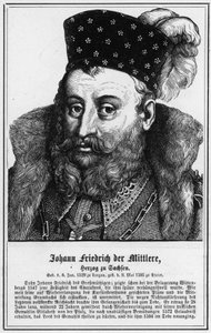 Johann Friedrich el Medio, Duque de Sajonia