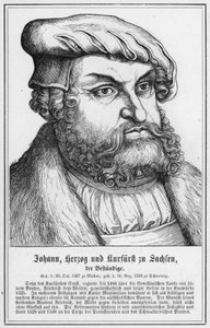 Johann, duque y elector de Sajonia, el constante